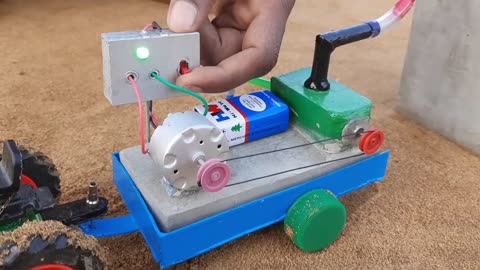 How to make diy tractor water pump | Science project | Water tanker | Motor