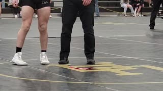 OHSAA Sectional Wrestling Tournament at Upper Arlington HS (2/25/23) last match for 5th