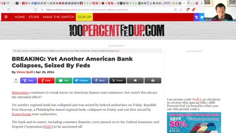 Another Bank Has Been SEIZED As Global Financial Collapse CONTINUES! Apr 28, 2024