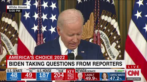 Hear Biden's response to question about Elon Musk and the Twitter acquisition