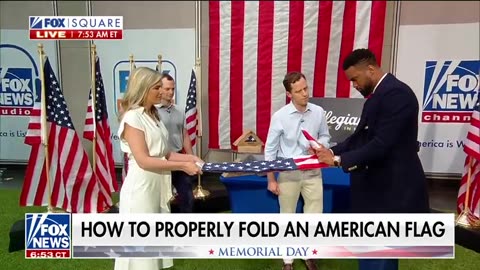 How to properly fold an American flag Fox News Live