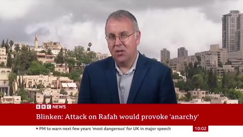 Blinken: Attack on Rafah would provoke 'anarchy' | BBC News