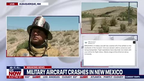 USMC F-35 crashes and explodes near airbase, Lockheed Martin confirms _ LiveNOW from FOX