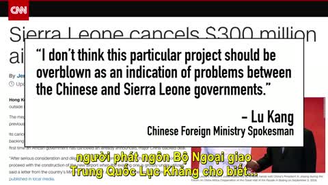 Sierra Leone Thoát Bẫy Nợ của Trung Quốc Trong Gang Tấc