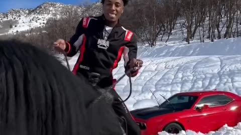 NBA YoungBoy shows off grave digger mountain and ends his beef with Joe Budden