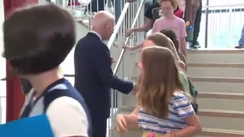 Super Spreader-in-Chief: Joe Visits School, Coughs All Over Kids [Watch]