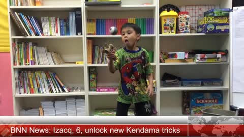 Kendama _4 6 Years Old Kid Izacq Unlock New Kendama Tricks-82pA95JMARw