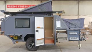 njstar RV Armored Paint Hardcore Debuts Off-Road Trailer for In Depth Overlanding Journey