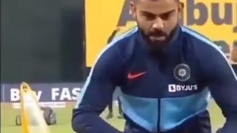 So funny video in virat kohli actions