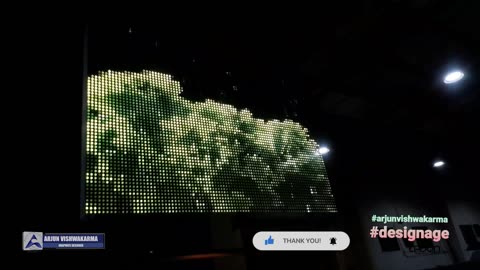 TRANSPARENT LED SCREEN DEMO / TESTING | #Arjun #Designer #Design #LED