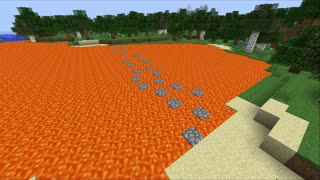 Takeshi's Castle Skipping Stones in Minecraft