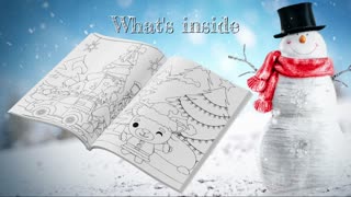 Christmas Coloring Book for Kids 2023-2024