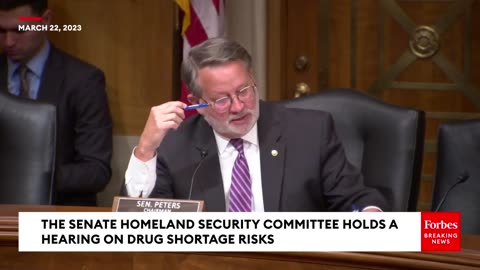 The Senate Homeland Security Committee Holds a Hearing On Drug Shortage Risks