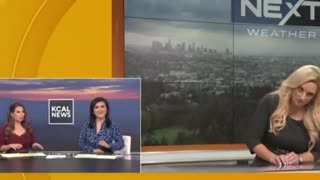 CBS Kcal News, Meteorologist Faints On Live TV