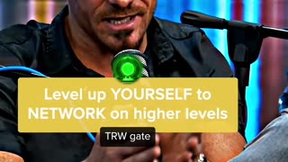 Level up YOURSELF to NETWORK on higher levels