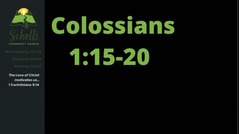 Colossians 1:15-20