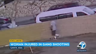 Innocent woman caught in gang crossfire in Santa Ana