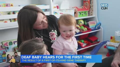 Breakthrough helps deaf baby hear for the first time ABC News