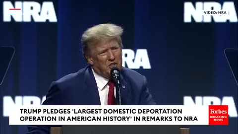 Trump Pledges To Carry Out 'The Largest Domestic Deportation Operation In American History'