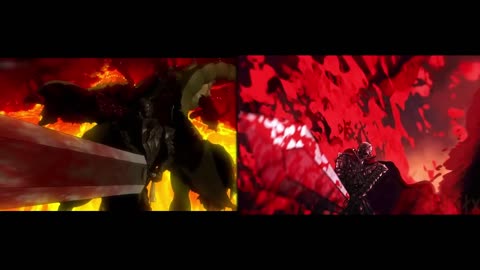 Berserk Anime vs Fan animation