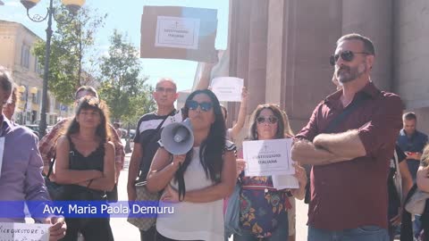 Manifestazione per la giustizia - No green pass Sassari