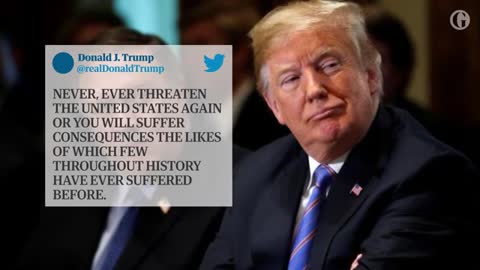 Trump unleashes tweetstorm after Rouhani threatens United States