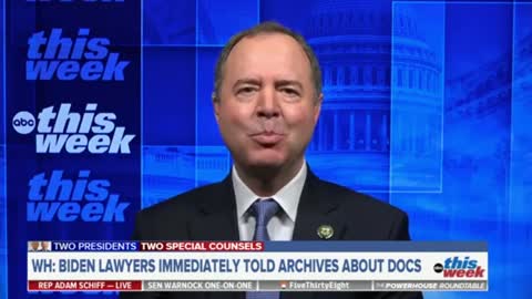 Adam Schiff Admits Biden Is Incompetent, But Will 'Reserve Judgement' On Classified Document Scandal