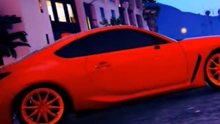 toyota supra orange drifting