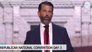 Donald Trump Jr. speaks at 2024 Republican National Convention - July 17, 2024