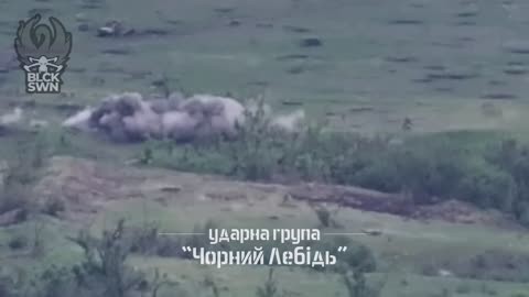 Russian Soldier Decides to Make a U-Turn After Artillery Strikes