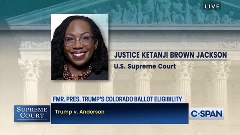 Uber-Liberal Supreme Court Justice Kentaji Brown Jackson Is Destroying Colorado's Entire Argument