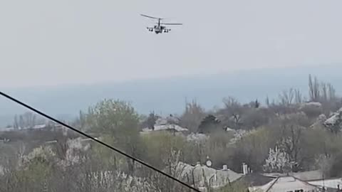 Ukraine War - The work of combat helicopters Ka-52 and Mi-28N