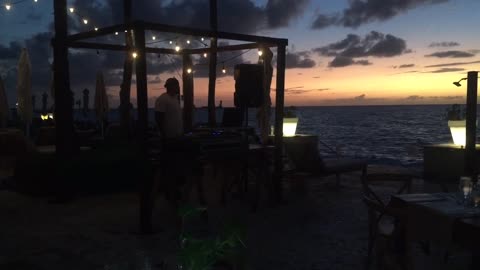 Cayman best sunset with house music