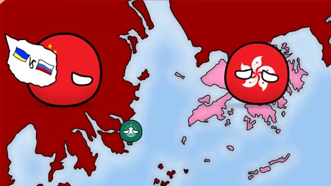 History of Hong Kong and Macau - Countryballs