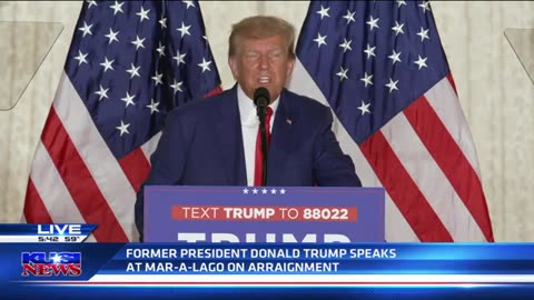 Breaking News Donald Trump Speech Addresses To The Nations in United States Mar-a-Lago Home About His Arrest