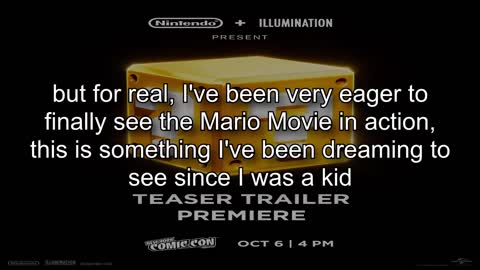 Wii is excited for the Mario Movie