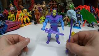 Masters Of The Universe Origins Cartoon Collection Skeletor Review! And My Skeletor Collection!