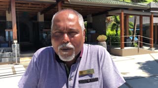 Ash Behari general manager of the Hotel Coco De Mer in Praslin Seychelles