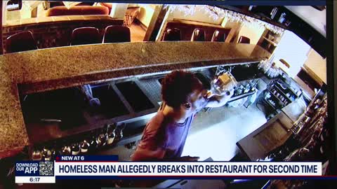 Man breaks into restaurant through roof, allegedly for the second time