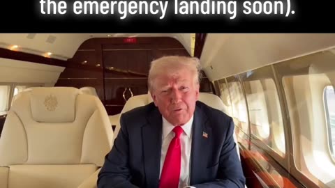 🚨BREAKING🚨8/9/24 President Trumps’ message after EMERGENCY LANDING in Billings, Montana