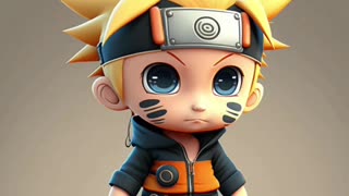 AI GENERATED BABY NARUTO ART