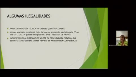 Bia kicis: Violações dos direitos humanos aos atos do 08 de janeiro -- 06/12/23.