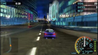 NFS Underground Rivals - Nitrous Run Event 10 Bronze Difficulty 3rd Try(PPSSP HD)