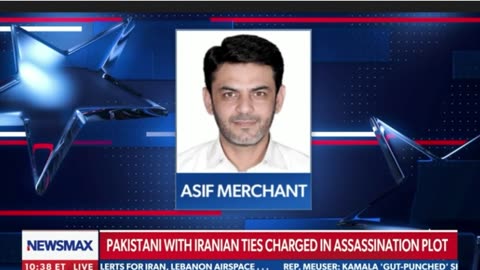 Chris Plante (Newsmax) Iran-Hired Pakistani Assassin Nabbed 1 Day Before Trump Assassination Attempt