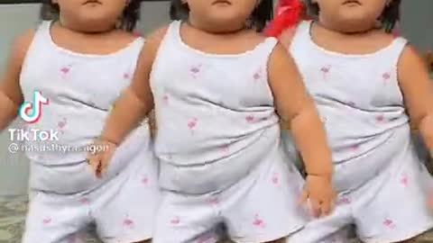 Cute Baby Girl Dancing Lily Tiktok Dance