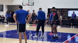 Paul George increasing how hard he’s going on his than he did during workouts