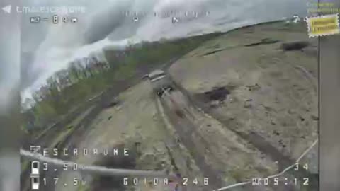 New Footage of Ukrainian Kamikaze Drone Strikes