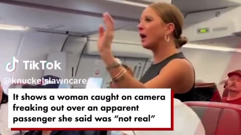 A Woman on a plane claims she seen a "Reptilian Shapeshifter"