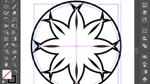 Mandala art design with #adobeillustrator #gfxtrainer #illustratorcc #adobesoftware #vectorillustrat