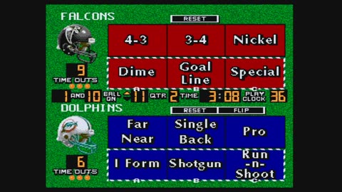 Madden96 (Sega Genesis) Dolphins vs Falcons Part2